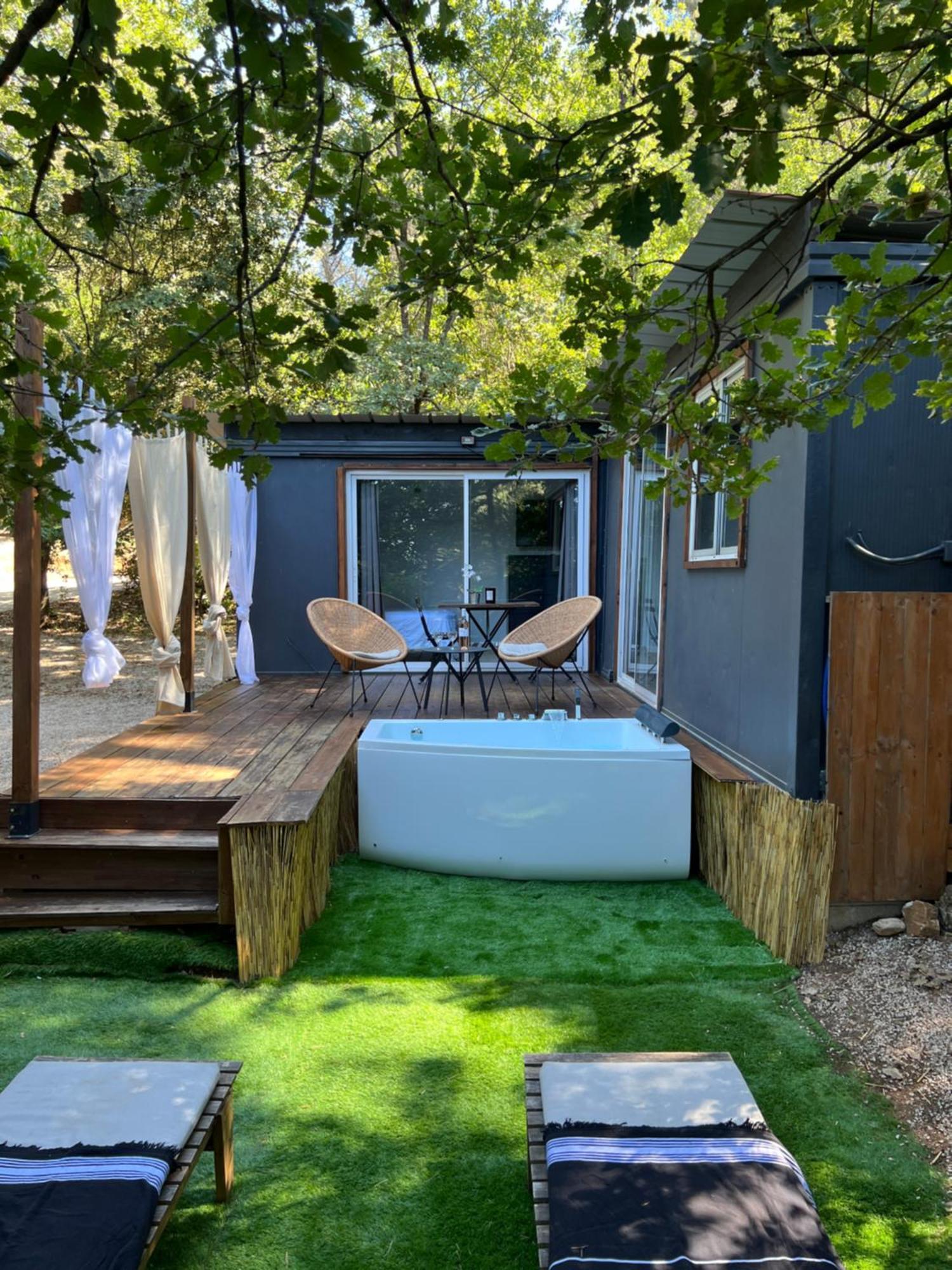 Superbe Cabane Jacuzzi Jardin Clim Wifi Parking Мейрей Екстер'єр фото