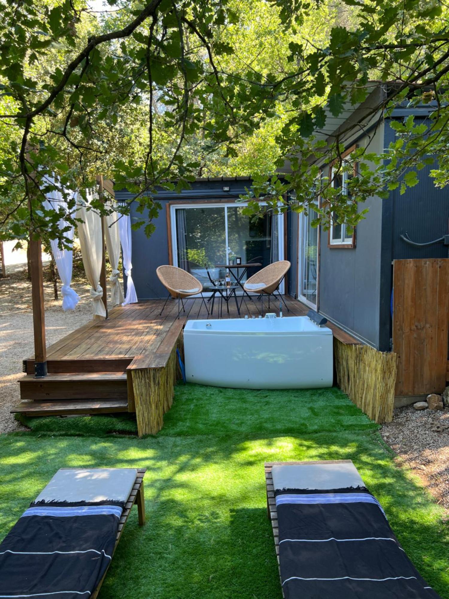 Superbe Cabane Jacuzzi Jardin Clim Wifi Parking Мейрей Екстер'єр фото